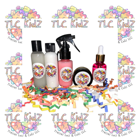 TLC KidZ 5-Piece Gummy Bear Hair Care Kit - Sample/Travel Size